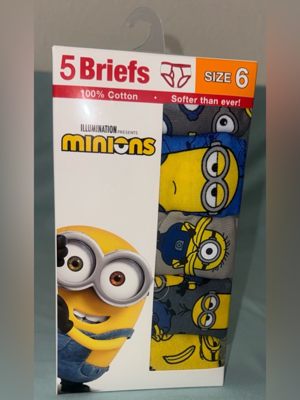 Boys' Despicable Me Minions 5pk Briefs - 6 - Picture 2 of 9